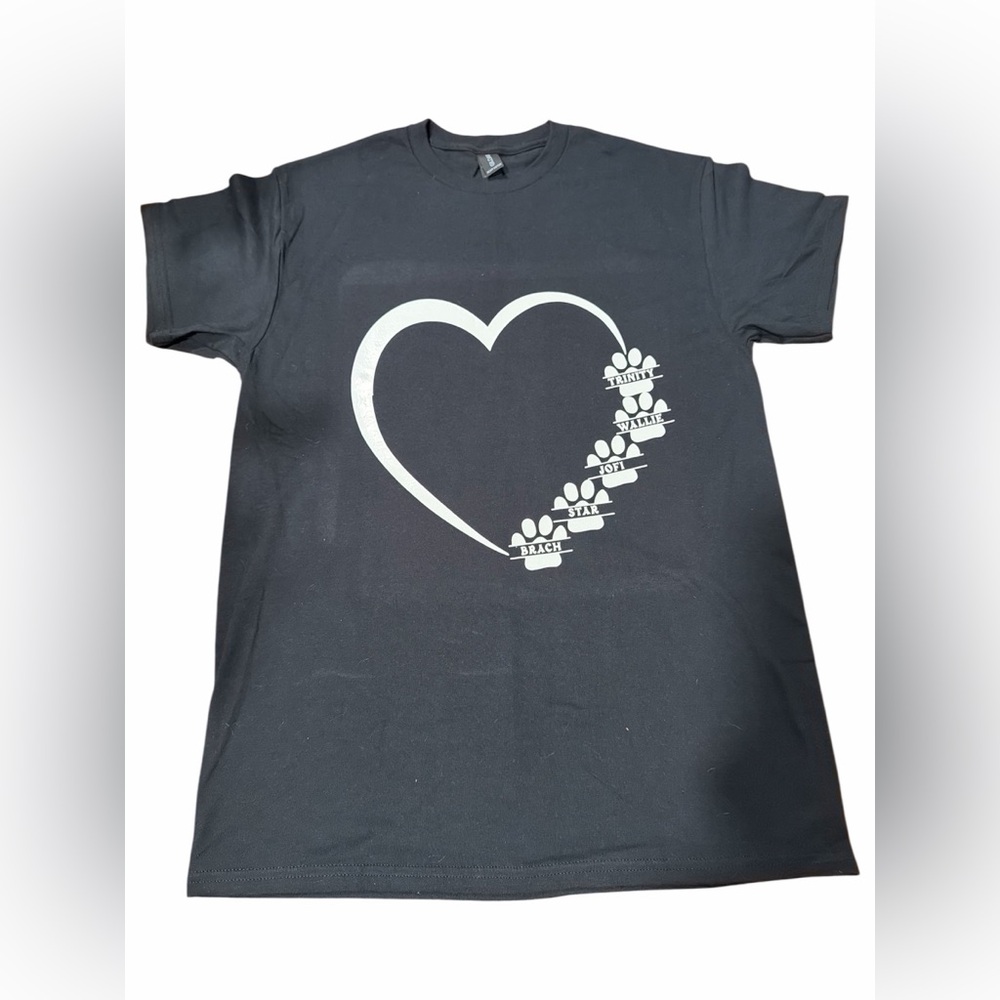 Pet Lovers Custom Made T- Shirts - Personalized & All Sizes - NWT